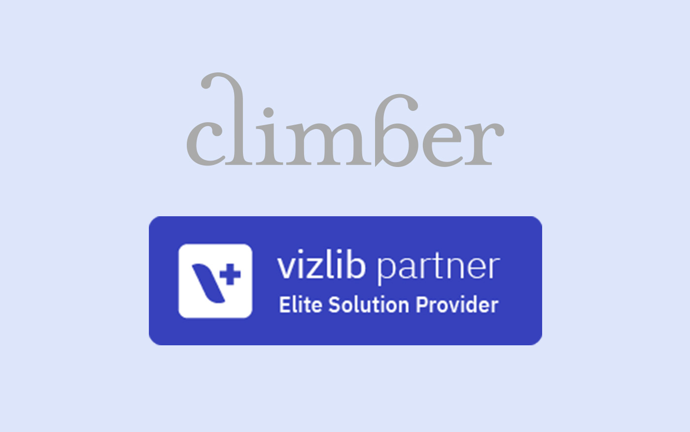 Climber approved partner Vizlib Extensions for Qlik Sense