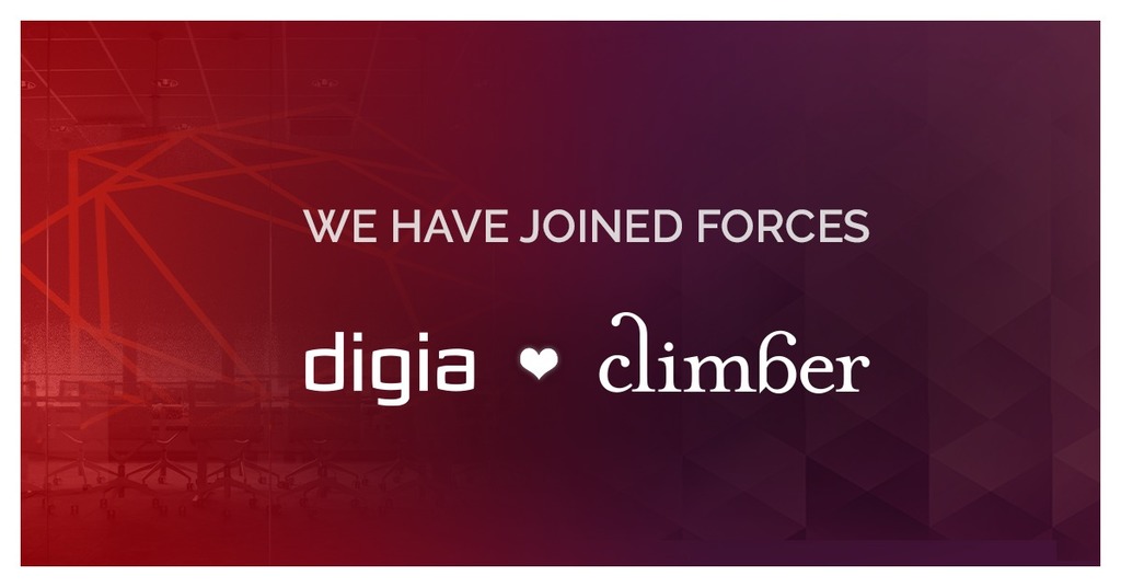 Climber merges with Digia Plc