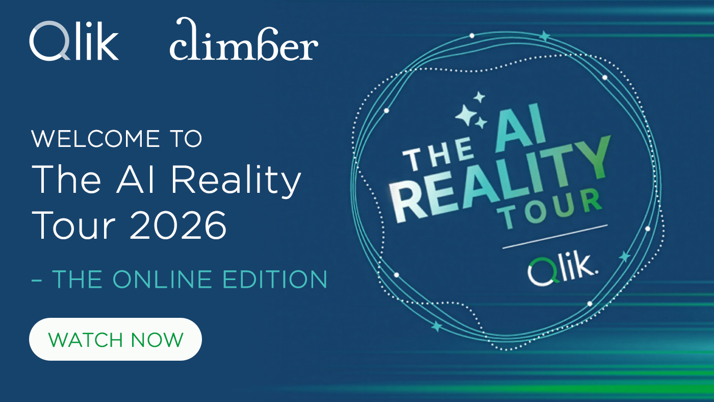 Climber Qlik AI reality Tour Online 2026