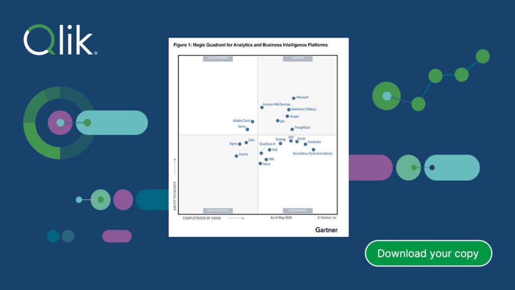 Qlik a Leader in the 2026 Gartner Magic Quadrant for Analytics and Business Intelligence Platforms
